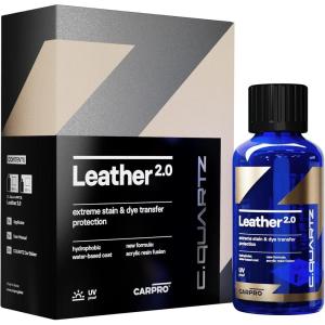 imageCARPRO CQUARTZ Leather 20  Kit  Hydrophobic ampamp Oil Phobic Safe on All Car Leather Resistance to UV Denim Dye Coloring Abrasion and Stains 30ml Kit50ml Kit
