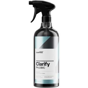 imageCARPRO Clarify PHOBIC Glass Cleaner ampamp Water Repellent StreakFree Rain Repellent  Safe on Interior and Exterior Glass ampamp Windshield  Hydrophobic Slickness Reduce Wiper Chatter  500mL 17oz338 Fl Oz Pack of 1