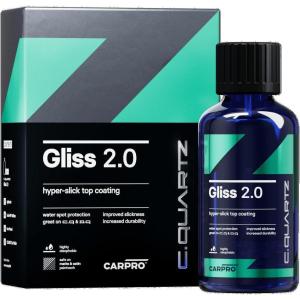 imageCARPRO Gliss 20  Ceramic Coating for Cars  Hydrophobic Topcoat  Extreme Slickness ampamp Water Spot Protection wMicrofiber Applicators  Repels Oil Dirt ampamp Grime Making Car Easy to Clean  30ml Kit50mL