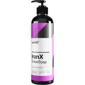 imageCARPRO IronX Snow Soap  Car Wash PreWash Cleaner and Degreaser on Paint Glass Wheels Headlights Plastic Trim  Remove Old Wax ampamp Brake Dust  Liter 34 oz500mL 17oz