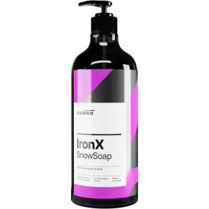 imageCARPRO IronX Snow Soap  Car Wash PreWash Cleaner and Degreaser on Paint Glass Wheels Headlights Plastic Trim  Remove Old Wax ampamp Brake Dust  Liter 34 oz1 Liter 34oz