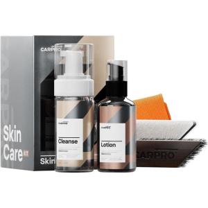 imageCARPRO Skincare Leather Kit Car Leather Cleaner Leather Conditioner Brush ampamp Towel  Clean and Condition All Types of Leather  Prevent Car Leather Seats from Fading Cracking ampamp Drying Out