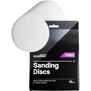 imageCARPRO Sanding Discs  Silicon Carbide Sanding Foam Pads Remove Paint Defects While Keeping OEM Appearance Wet or Dry Sanding  P3000  3 Pack of 105 Disc