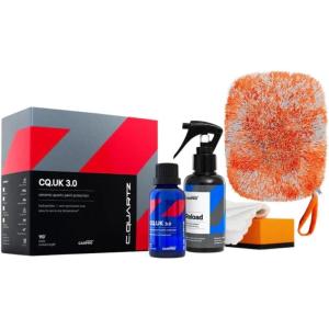 imageCARPRO CQUARTZ UK 3050ml Kit wReload Ceramic Coating Finish Bonds to Paint Glass Metal and Plastic DabDab Wash Mitt Car Wash Glove  Bundle