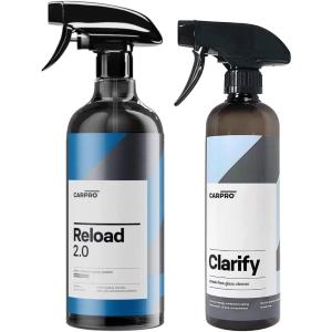 imageCARPRO Reload 20 Spray Sealant for Ceramic Coating 1 Liter And Clarify Streak Free Car Window Cleaner Safe to Use Interior and Exterior Glass 500mL Bundle